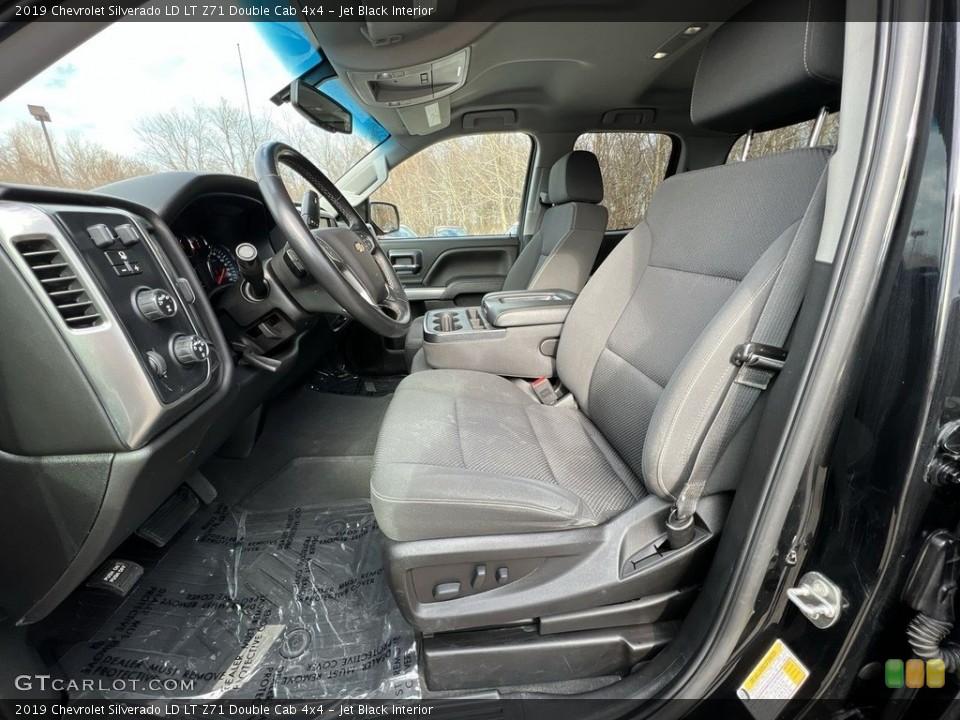 Jet Black Interior Photo for the 2019 Chevrolet Silverado LD LT Z71 Double Cab 4x4 #145614963