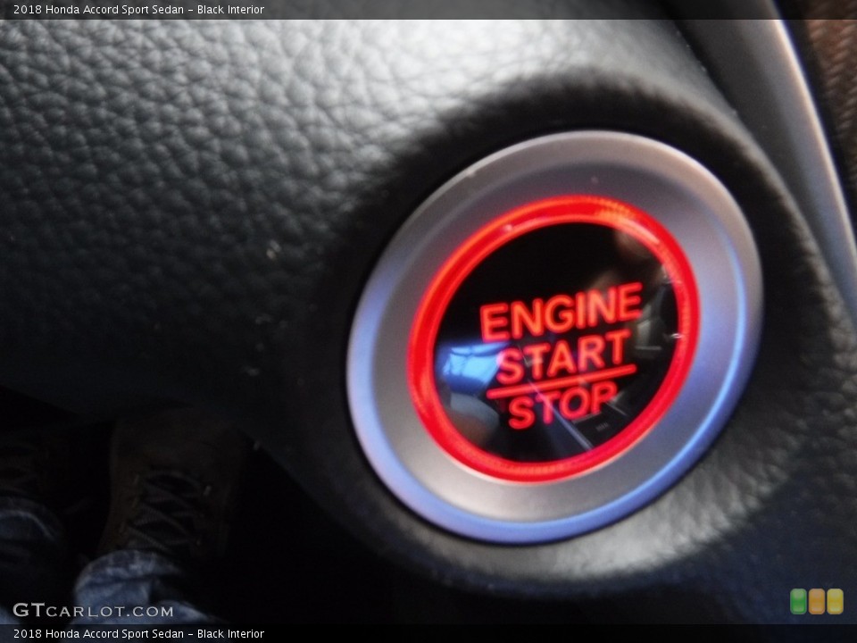 Black Interior Controls for the 2018 Honda Accord Sport Sedan #145615050