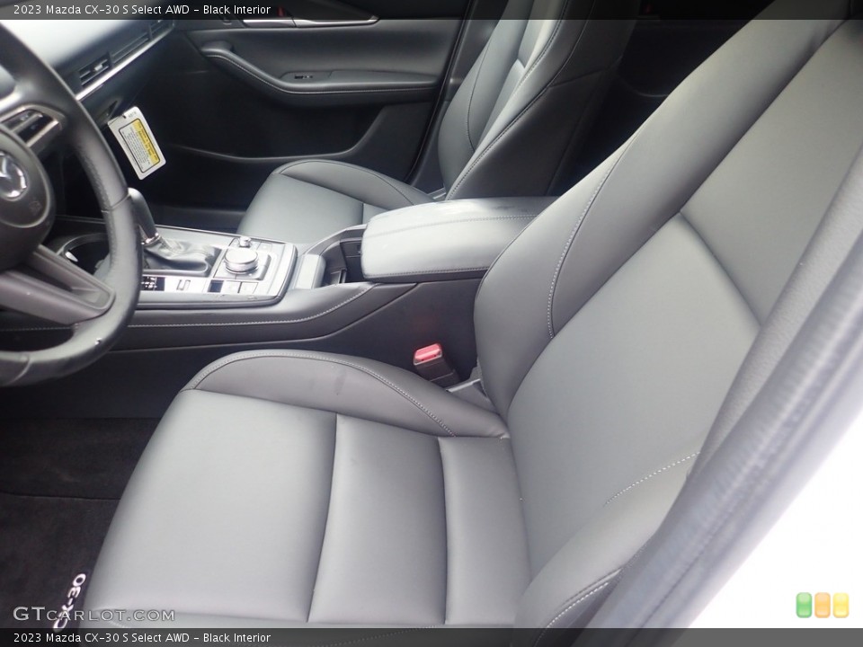 Black Interior Front Seat for the 2023 Mazda CX-30 S Select AWD #145615101