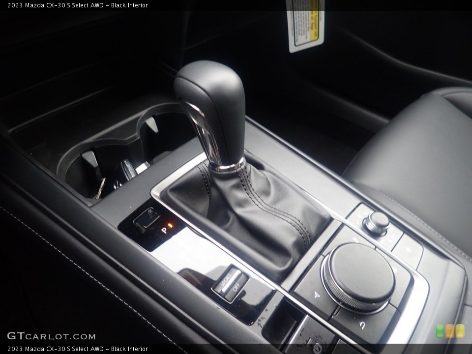 Black Interior Transmission for the 2023 Mazda CX-30 S Select AWD #145615152
