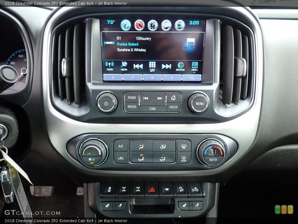 Jet Black Interior Controls for the 2018 Chevrolet Colorado ZR2 Extended Cab 4x4 #145616250