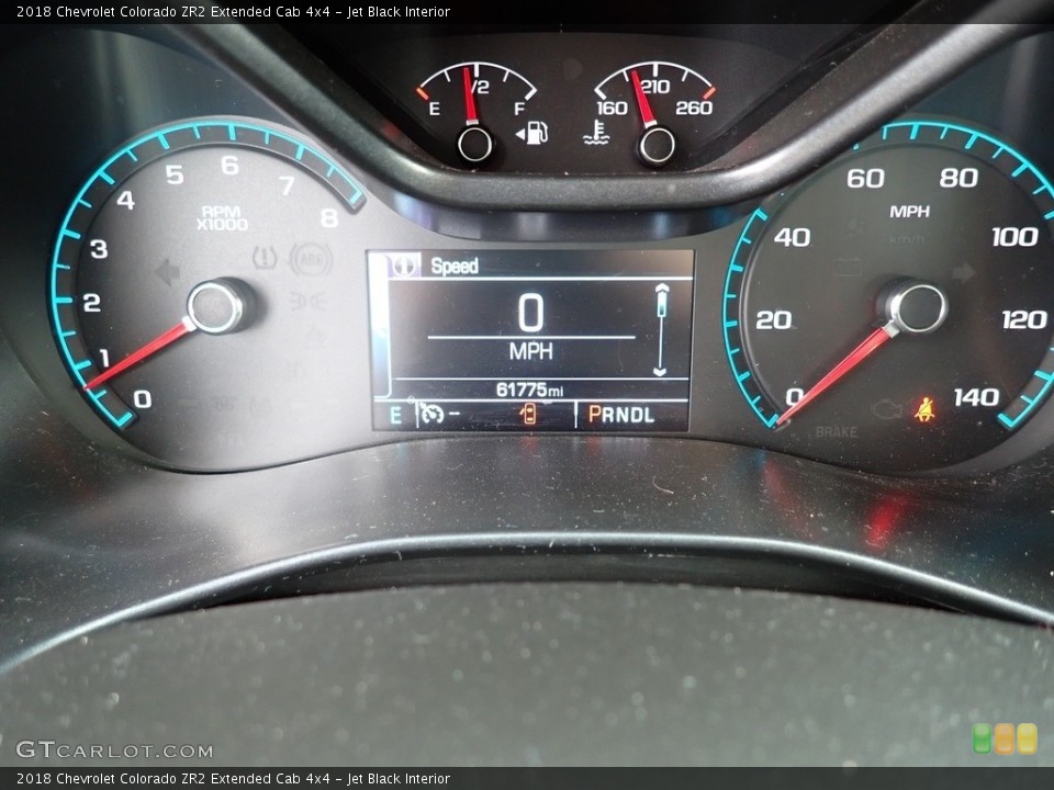 Jet Black Interior Gauges for the 2018 Chevrolet Colorado ZR2 Extended Cab 4x4 #145616276