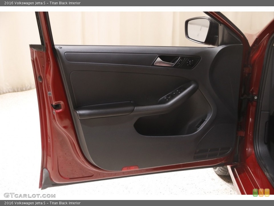 Titan Black Interior Door Panel for the 2016 Volkswagen Jetta S #145617741