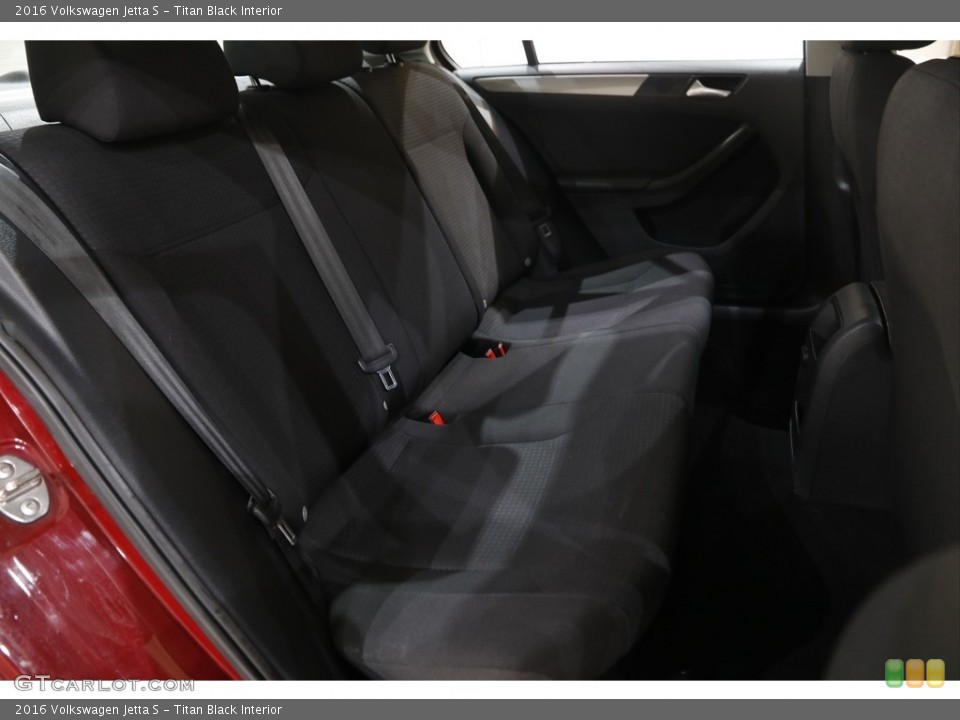Titan Black Interior Rear Seat for the 2016 Volkswagen Jetta S #145617917
