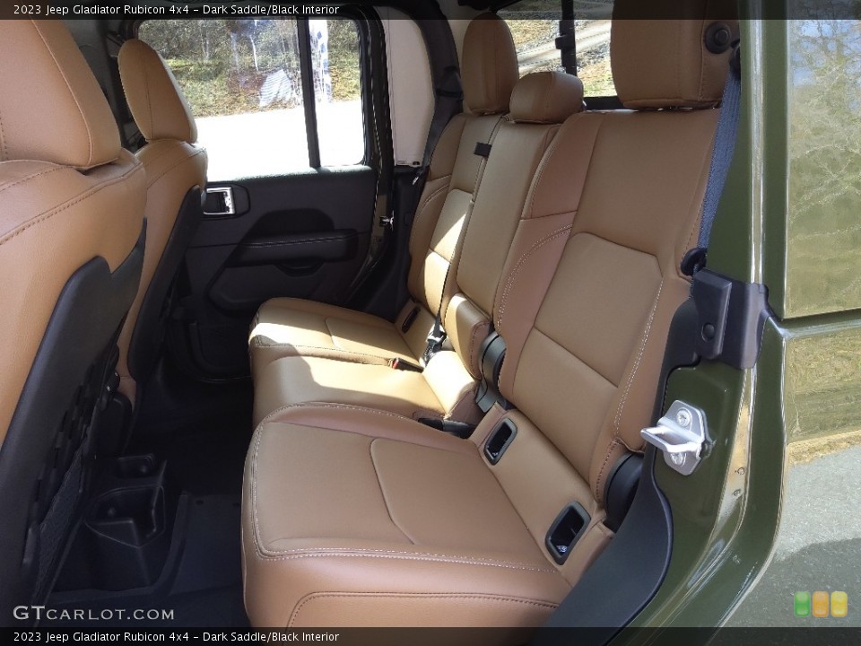 Dark Saddle/Black Interior Rear Seat for the 2023 Jeep Gladiator Rubicon 4x4 #145619128