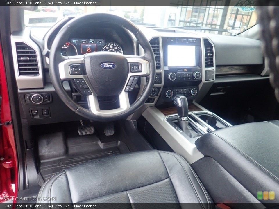 Black Interior Photo for the 2020 Ford F150 Lariat SuperCrew 4x4 #145619567