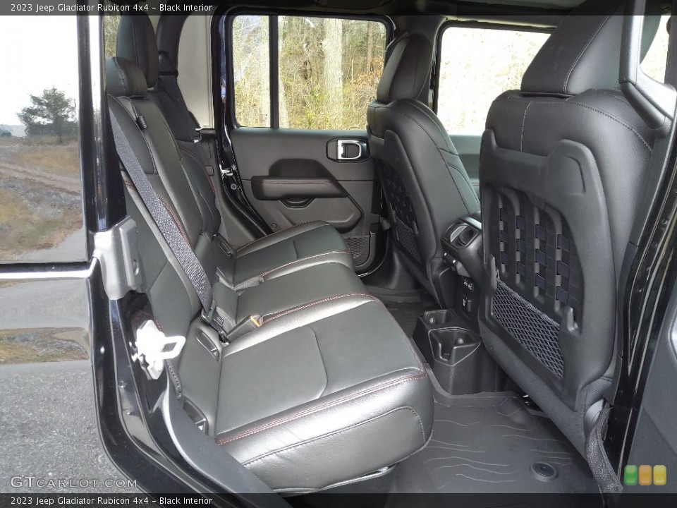 Black Interior Rear Seat for the 2023 Jeep Gladiator Rubicon 4x4 #145619645