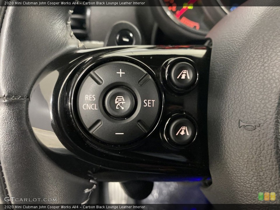 Carbon Black Lounge Leather Interior Steering Wheel for the 2020 Mini Clubman John Cooper Works All4 #145619723