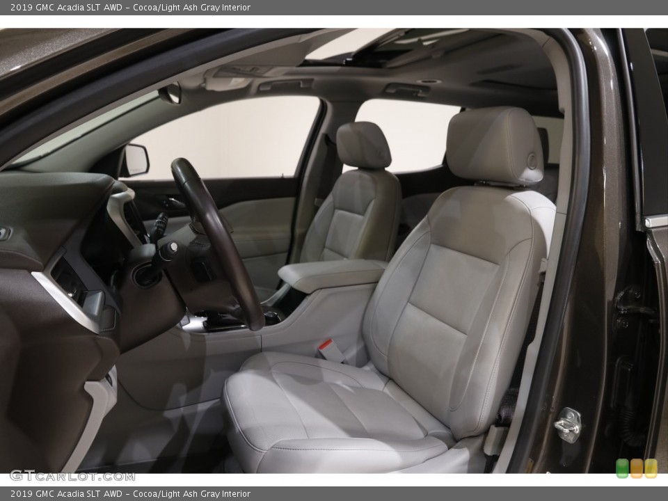 Cocoa/Light Ash Gray 2019 GMC Acadia Interiors