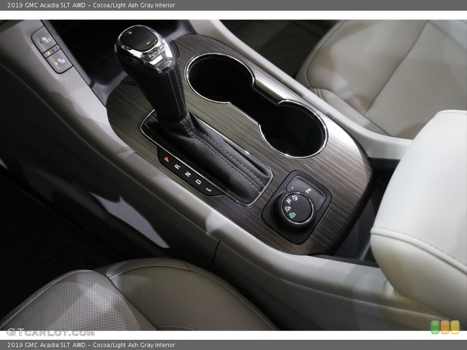 Cocoa/Light Ash Gray Interior Transmission for the 2019 GMC Acadia SLT AWD #145620074
