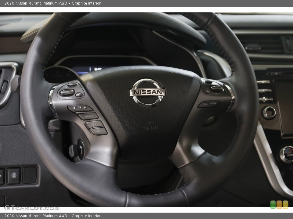 Graphite Interior Steering Wheel for the 2020 Nissan Murano Platinum AWD #145620558