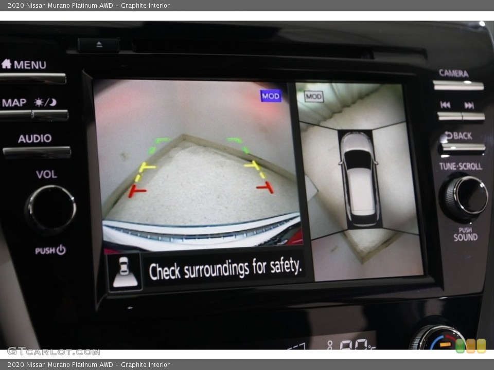Graphite Interior Controls for the 2020 Nissan Murano Platinum AWD #145620576