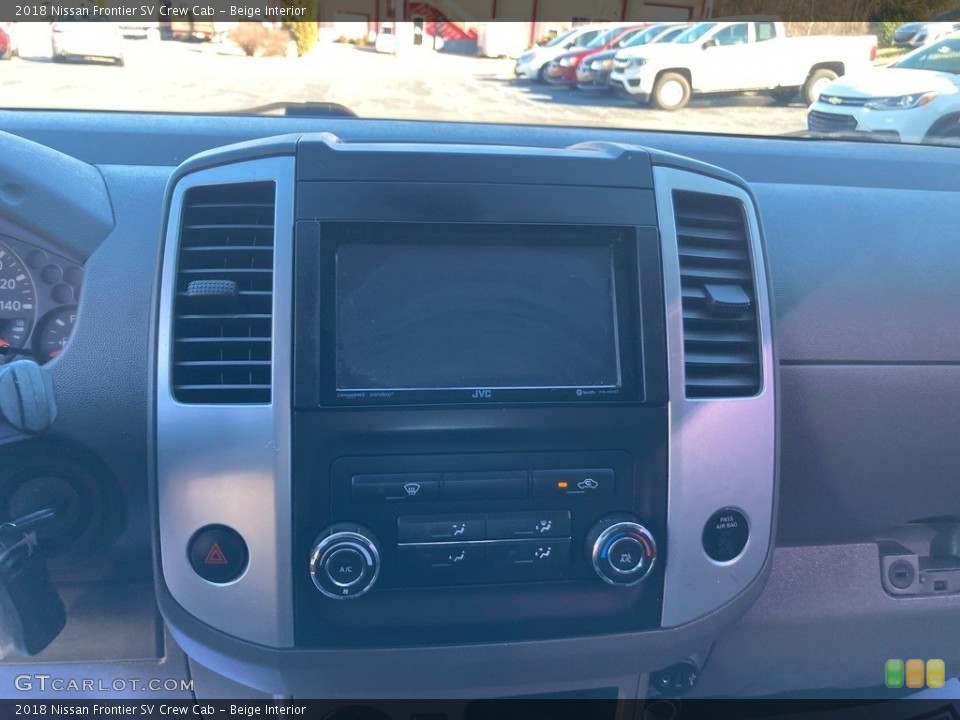 Beige Interior Controls for the 2018 Nissan Frontier SV Crew Cab #145620999