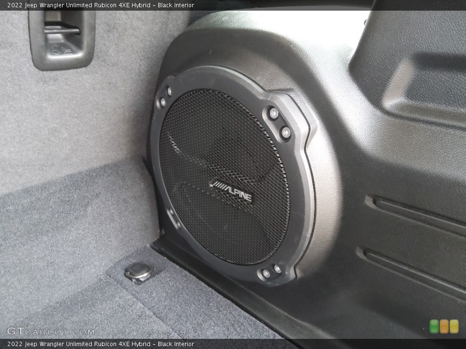 Black Interior Audio System for the 2022 Jeep Wrangler Unlimited Rubicon 4XE Hybrid #145621125