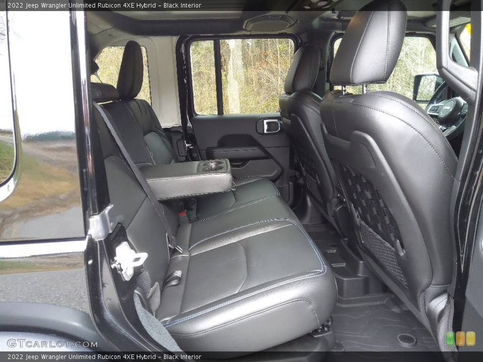 Black Interior Rear Seat for the 2022 Jeep Wrangler Unlimited Rubicon 4XE Hybrid #145621137