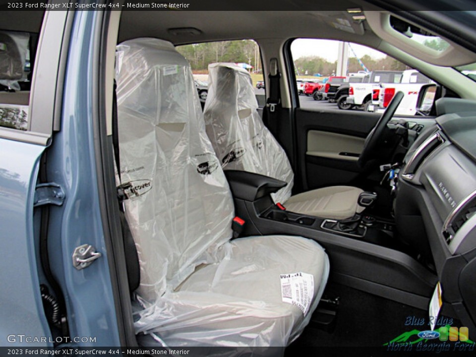 Medium Stone Interior Front Seat for the 2023 Ford Ranger XLT SuperCrew 4x4 #145621594