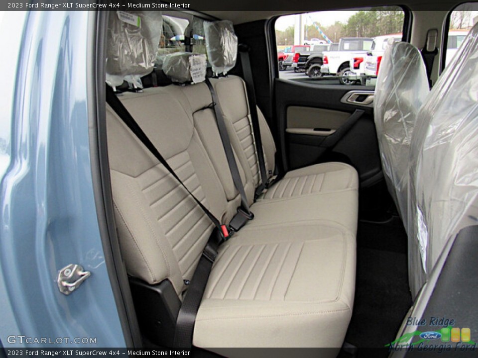 Medium Stone Interior Rear Seat for the 2023 Ford Ranger XLT SuperCrew 4x4 #145621599