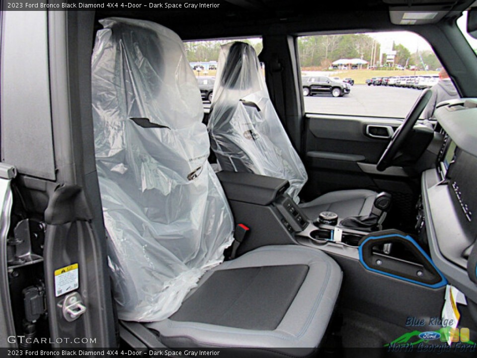 Dark Space Gray Interior Front Seat for the 2023 Ford Bronco Black Diamond 4X4 4-Door #145621830