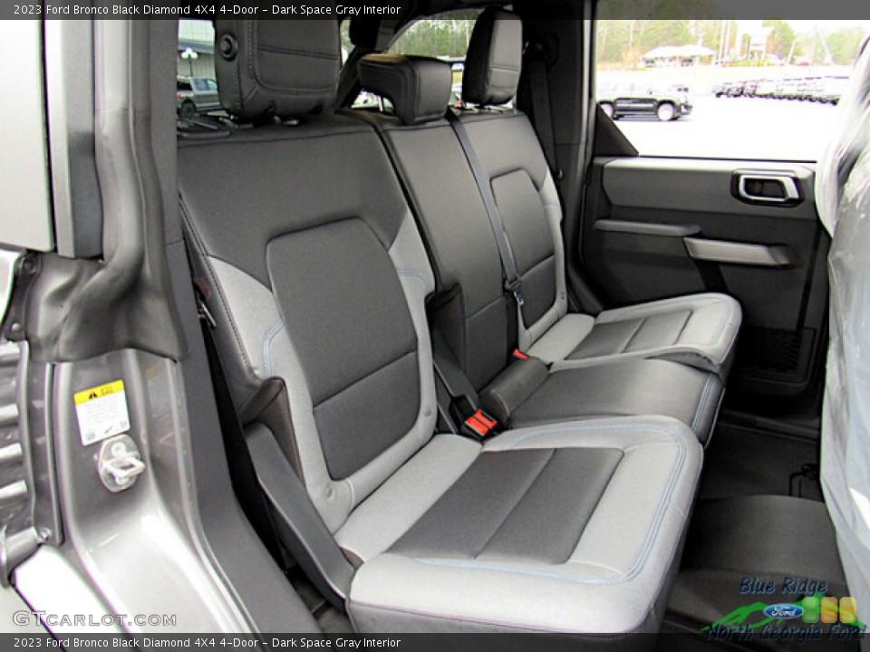 Dark Space Gray Interior Rear Seat for the 2023 Ford Bronco Black Diamond 4X4 4-Door #145621833