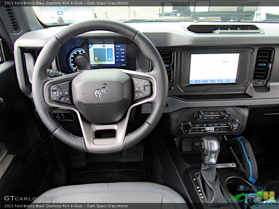 Dark Space Gray Interior Dashboard for the 2023 Ford Bronco Black Diamond 4X4 4-Door #145621845