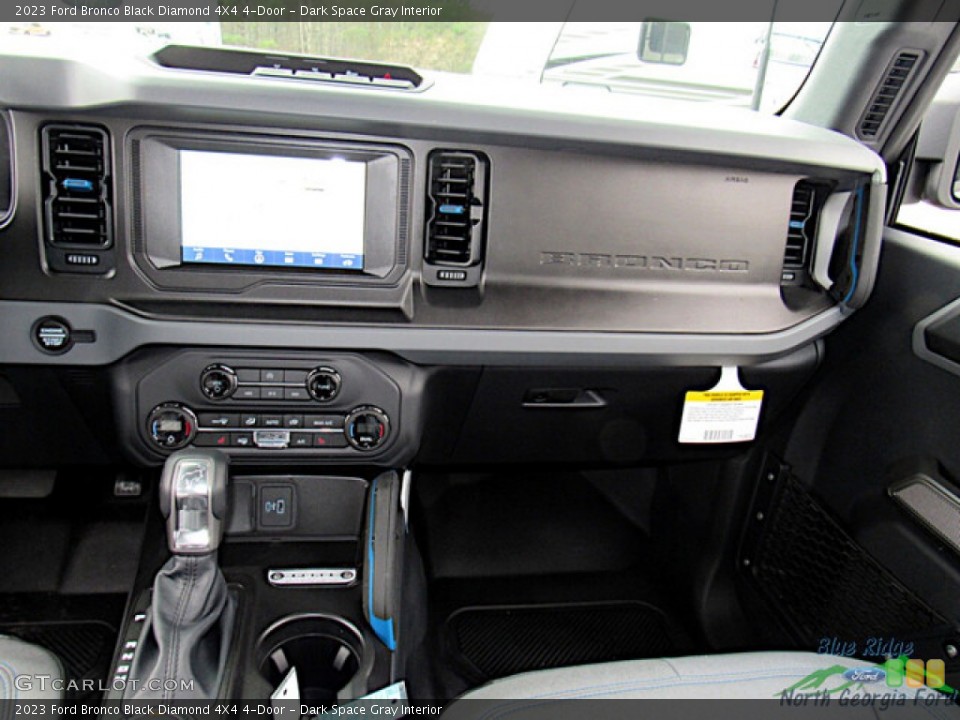 Dark Space Gray Interior Dashboard for the 2023 Ford Bronco Black Diamond 4X4 4-Door #145621848