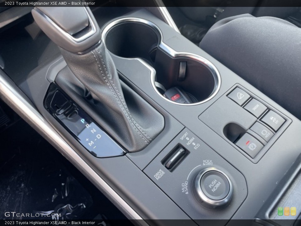 Black Interior Transmission for the 2023 Toyota Highlander XSE AWD #145622948