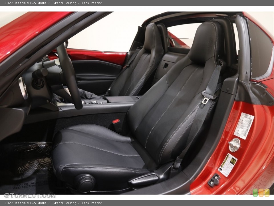 Black Interior Front Seat for the 2022 Mazda MX-5 Miata RF Grand Touring #145623587