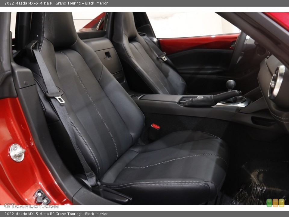 Black Interior Front Seat for the 2022 Mazda MX-5 Miata RF Grand Touring #145623809