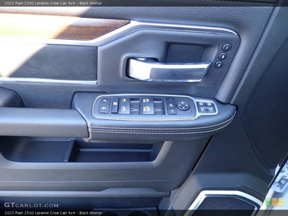 Black Interior Door Panel for the 2023 Ram 2500 Laramie Crew Cab 4x4 #145624256