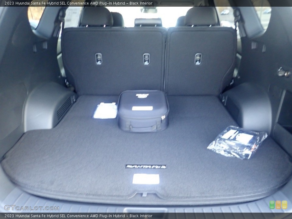 Black Interior Trunk for the 2023 Hyundai Santa Fe Hybrid SEL Convenience AWD Plug-In Hybrid #145624718