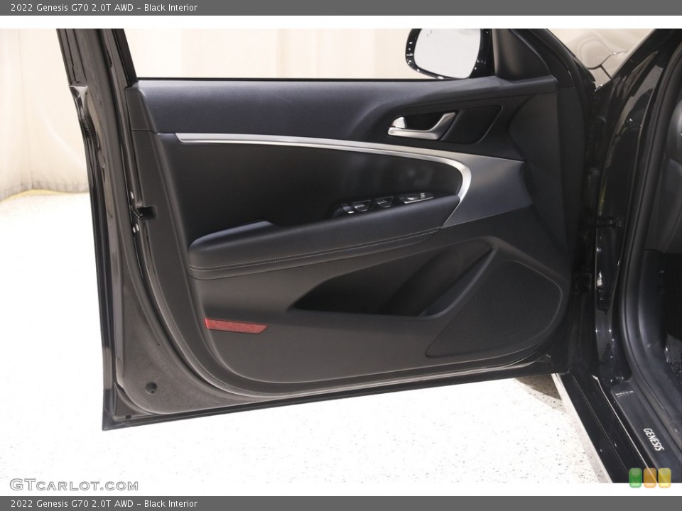 Black Interior Door Panel for the 2022 Genesis G70 2.0T AWD #145624811