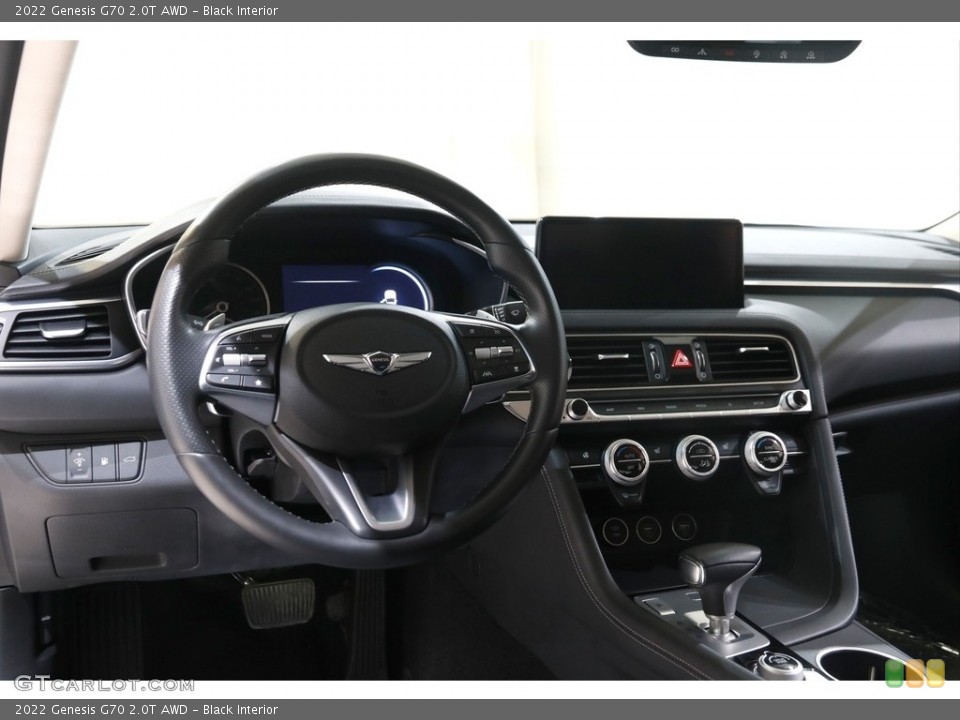 Black Interior Dashboard for the 2022 Genesis G70 2.0T AWD #145624850