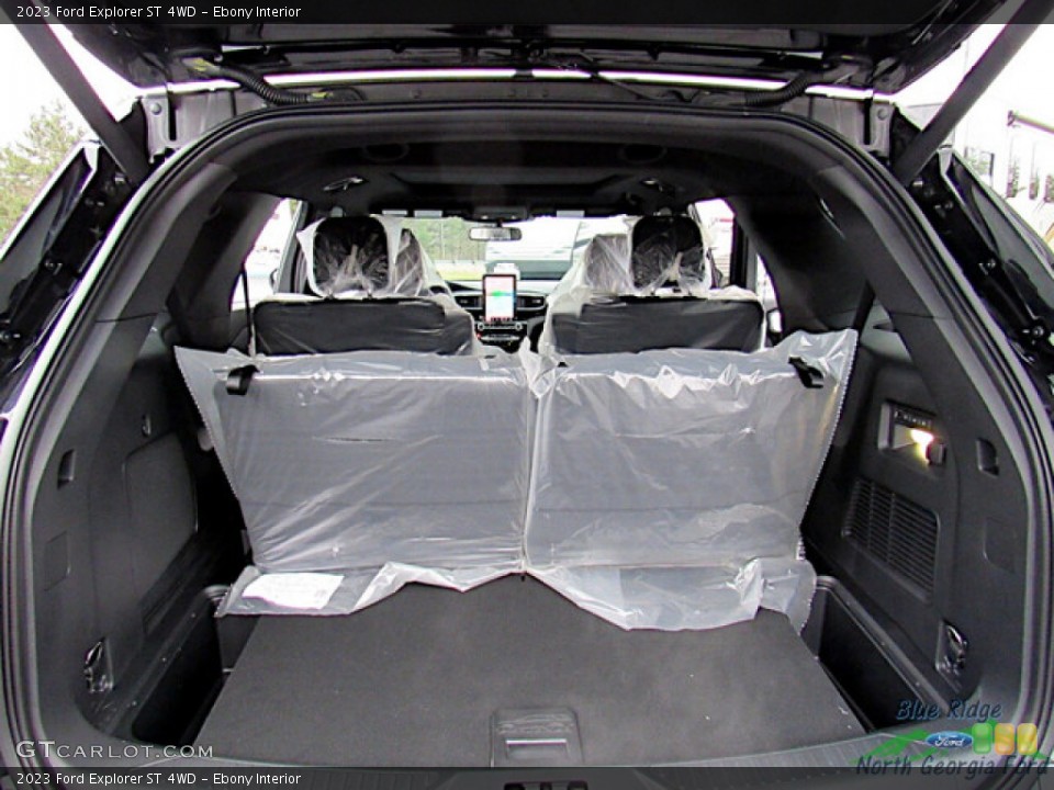 Ebony Interior Trunk for the 2023 Ford Explorer ST 4WD #145625186