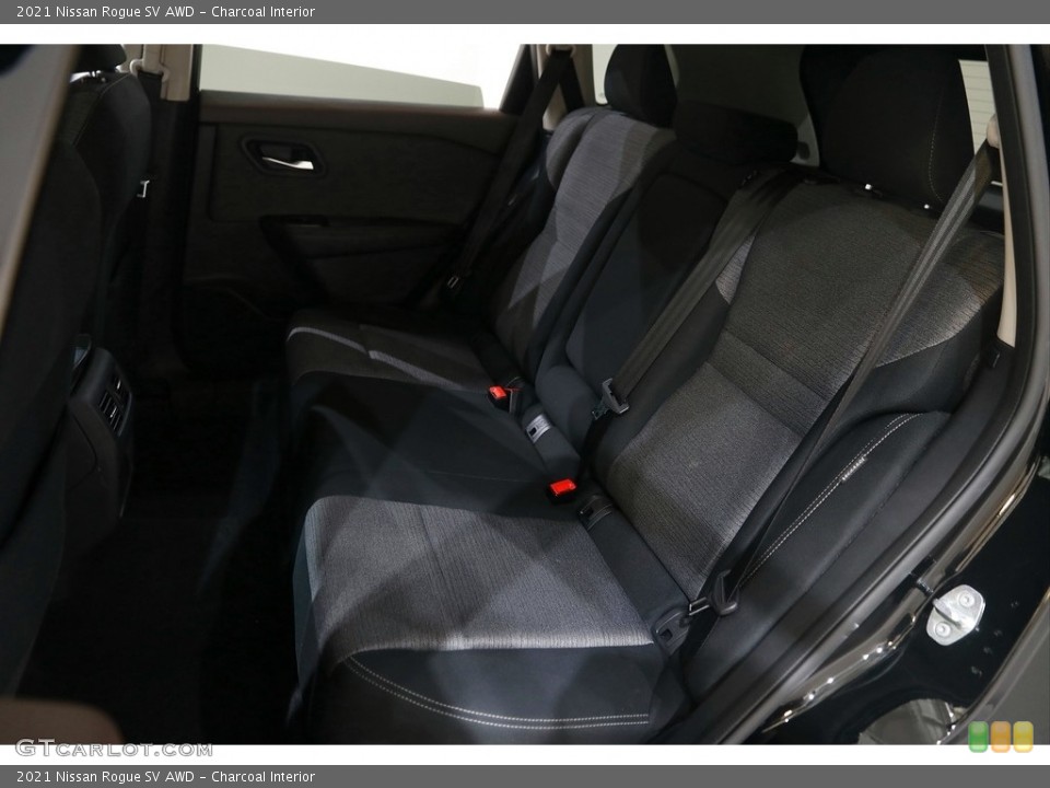 Charcoal Interior Rear Seat for the 2021 Nissan Rogue SV AWD #145625465