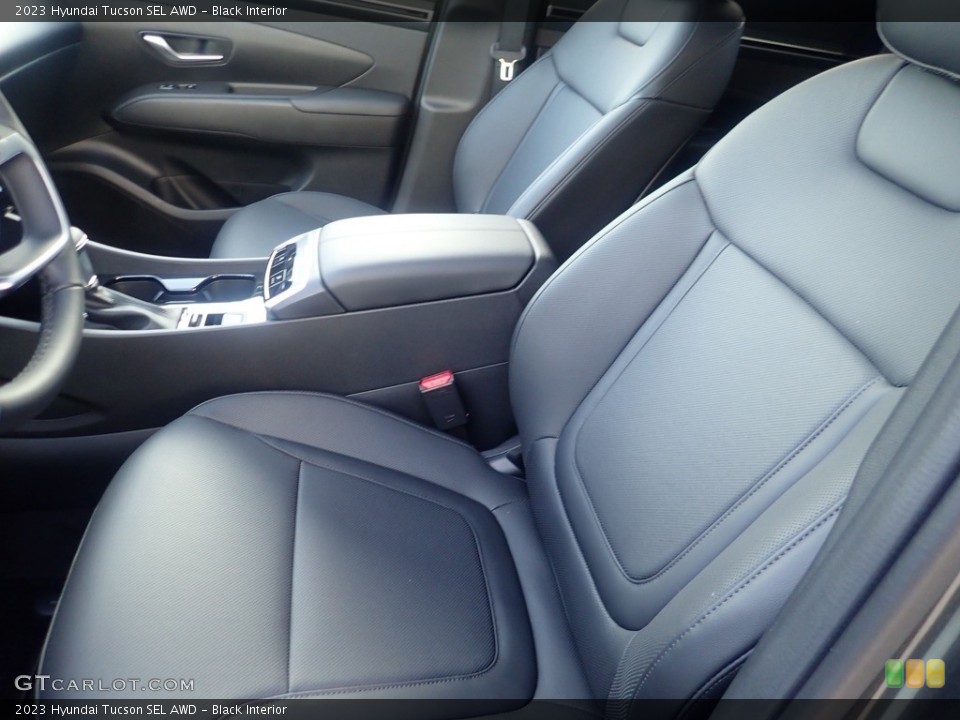 Black Interior Front Seat for the 2023 Hyundai Tucson SEL AWD #145625966