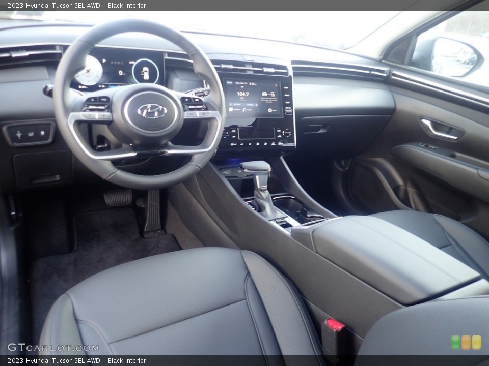 Black Interior Photo for the 2023 Hyundai Tucson SEL AWD #145626008