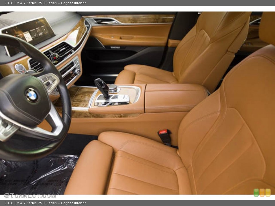 Cognac Interior Front Seat for the 2018 BMW 7 Series 750i Sedan #145627953