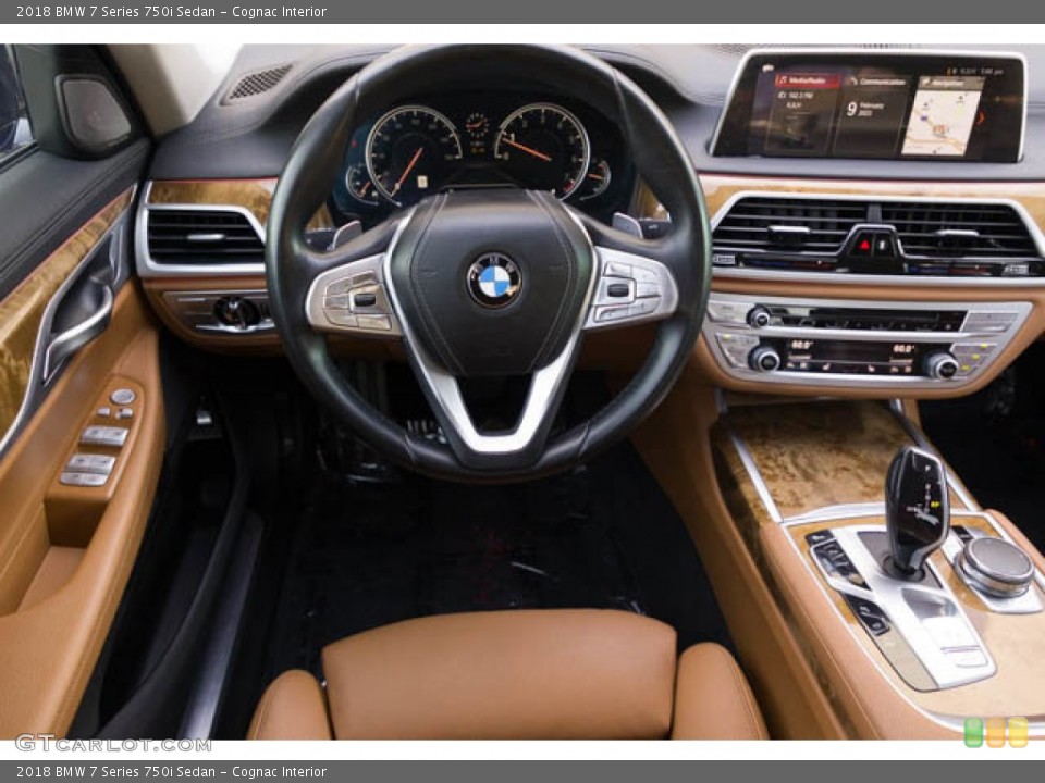 Cognac Interior Dashboard for the 2018 BMW 7 Series 750i Sedan #145627990