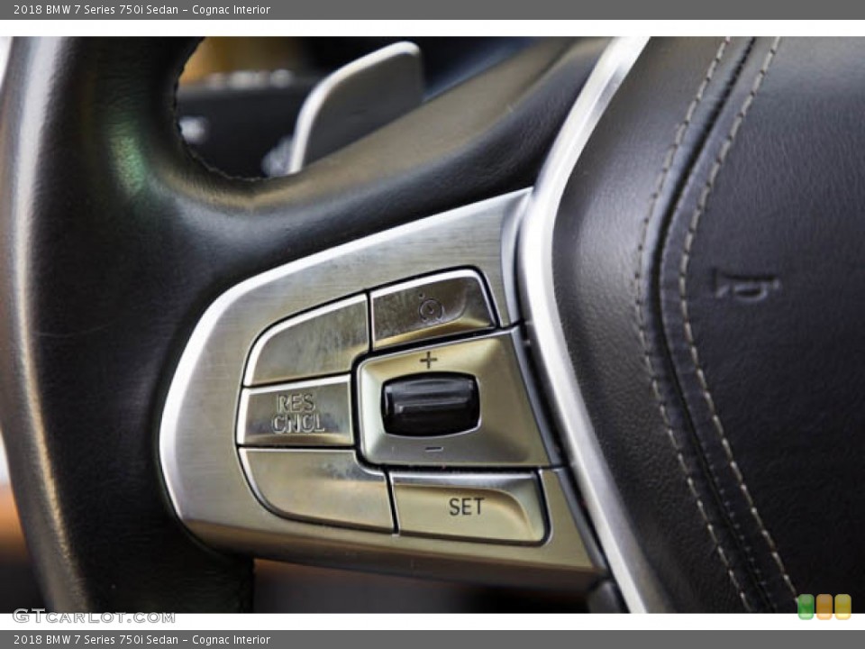 Cognac Interior Steering Wheel for the 2018 BMW 7 Series 750i Sedan #145628168