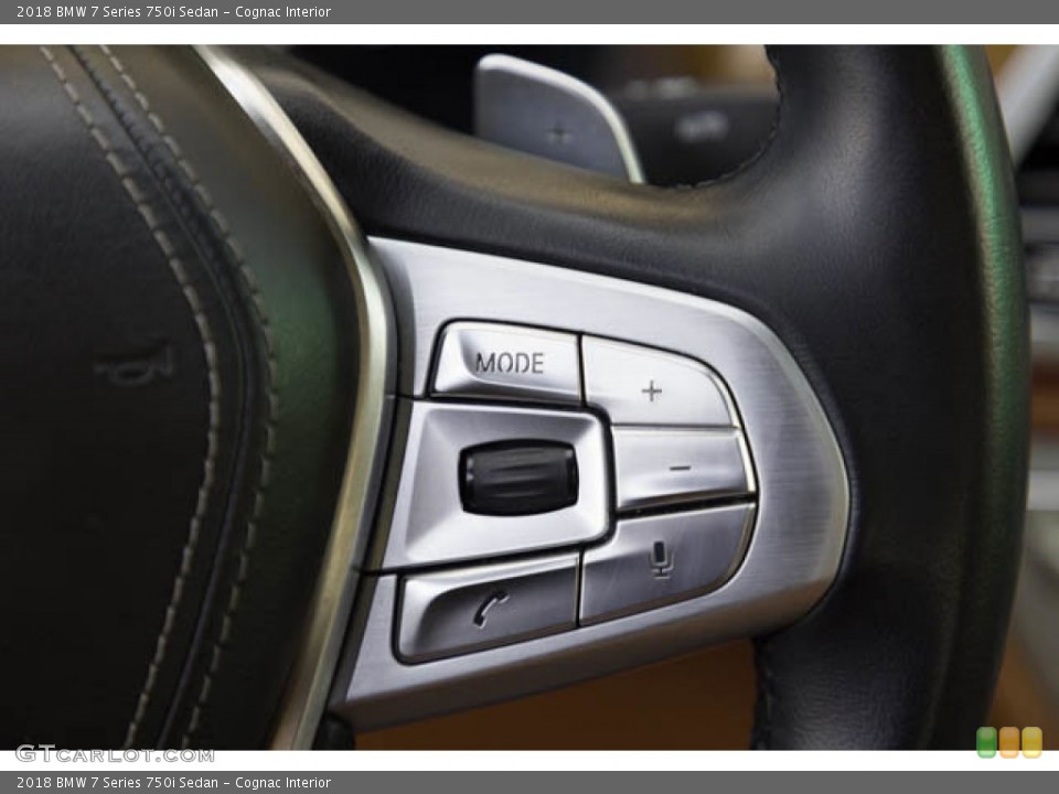 Cognac Interior Steering Wheel for the 2018 BMW 7 Series 750i Sedan #145628189