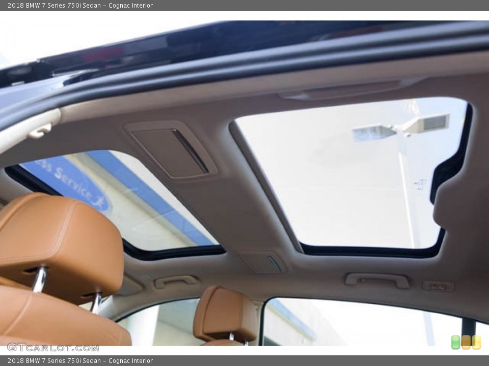 Cognac Interior Sunroof for the 2018 BMW 7 Series 750i Sedan #145628297