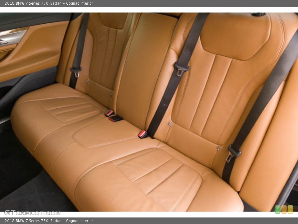 Cognac Interior Rear Seat for the 2018 BMW 7 Series 750i Sedan #145628321