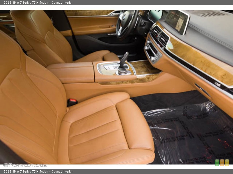 Cognac Interior Front Seat for the 2018 BMW 7 Series 750i Sedan #145628393