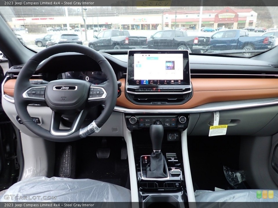 Steel Gray Interior Dashboard for the 2023 Jeep Compass Limited 4x4 #145629828