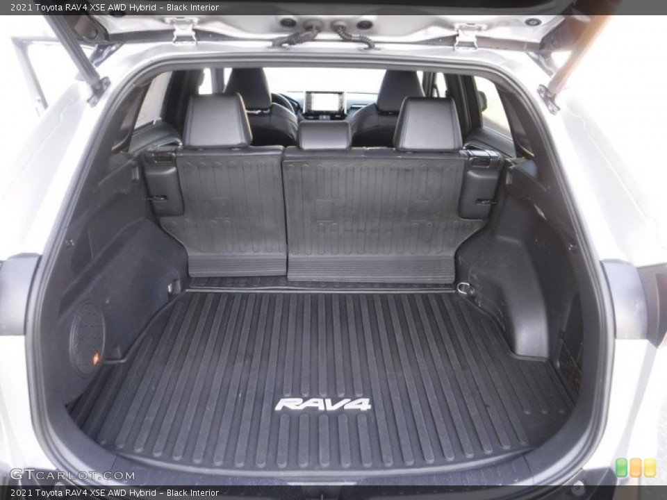 Black Interior Trunk for the 2021 Toyota RAV4 XSE AWD Hybrid #145630397