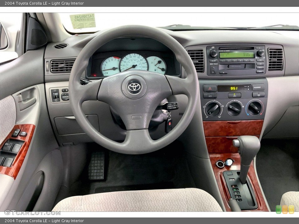 Light Gray Interior Dashboard for the 2004 Toyota Corolla LE #145630547