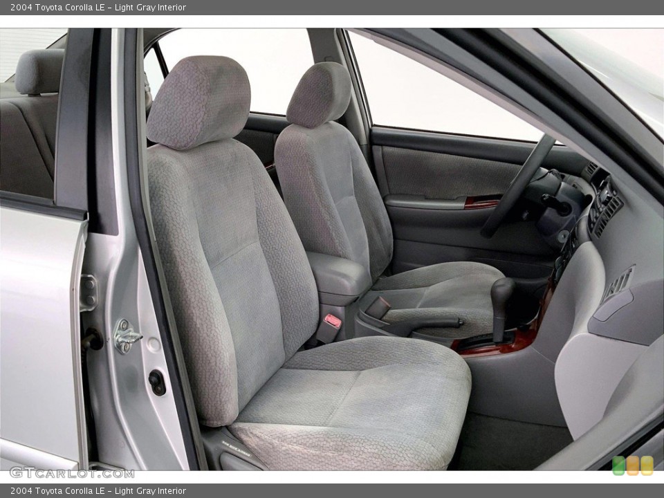 Light Gray Interior Front Seat for the 2004 Toyota Corolla LE #145630598