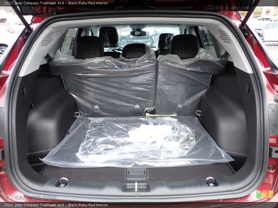 Black/Ruby Red Interior Trunk for the 2022 Jeep Compass Trailhawk 4x4 #145630613