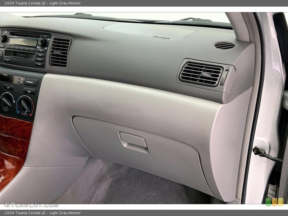 Light Gray Interior Dashboard for the 2004 Toyota Corolla LE #145630862