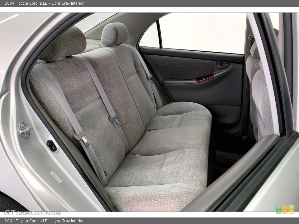 Light Gray Interior Rear Seat for the 2004 Toyota Corolla LE #145630934